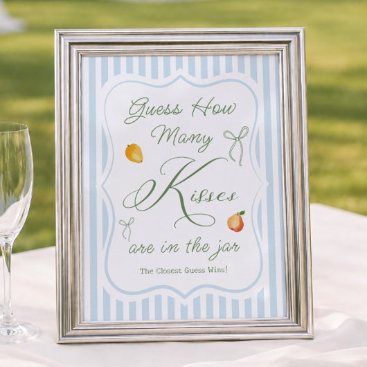 Poster Marché de Producteurs Réception de Mariage Devinez