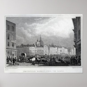 Poster Marché de Smithfield du Barrs