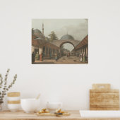 Poster Marché de Turc ottoman de Burgas en Bulgarie (Cuisine)