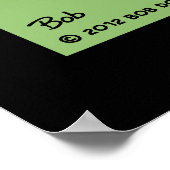 Poster "Marché des fermiers dyslexiques" (Coin)