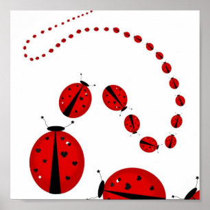 Poster Marche des Ladybugs