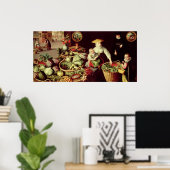 Poster Marché des légumes (Bureau à domicile)