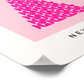 Poster Marché d'hiver 09 Preppy Pink Christmas Tree (Coin)