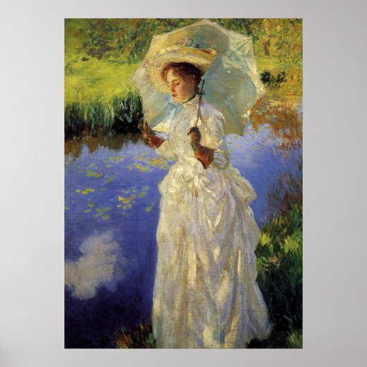 Poster Marche du matin par John Singer Sargent (Devant)