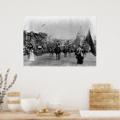 Poster Marche du suffrage féminin à Washington (Cuisine)