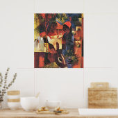 Poster Marché en Tunisie d'août Macke (Cuisine)