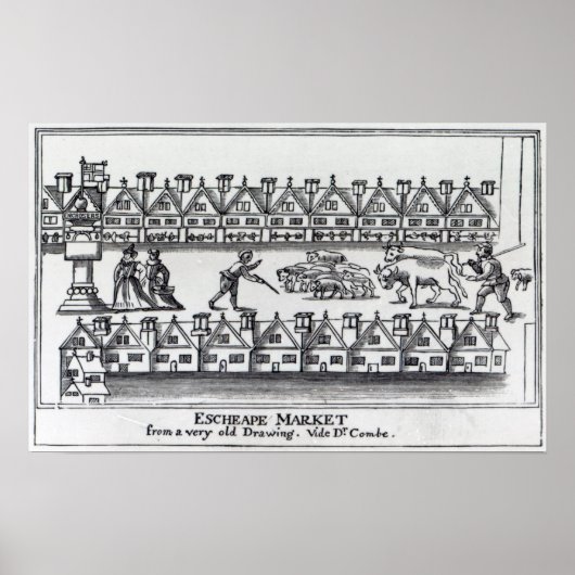 Poster Marché Escheape (Devant)