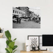 Poster Marché italien de la charrue, Bronx : 1940 (Bureau à domicile)