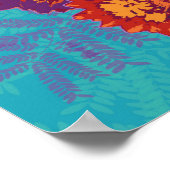 Poster Marche par Faith boho chic floral Ecriture art (Coin)