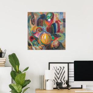 Poster Marché portugais Sonia Delaunay