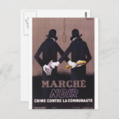 Poster Marche Propaganda Briefkaart (Voorkant / Achterkant)