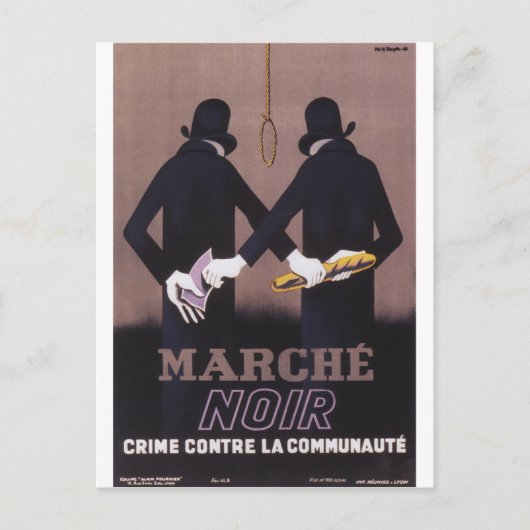 Poster Marche Propaganda Briefkaart (Voorkant)