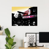 Poster Marché public (Bureau à domicile)