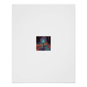 Poster Marche Solitaire Vortex Cosmique