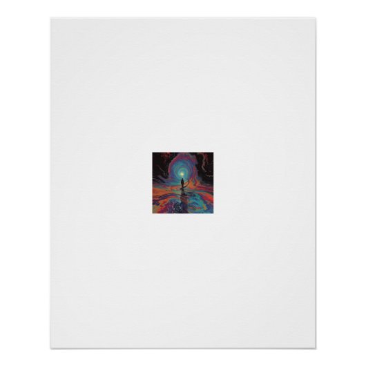 Poster Marche Solitaire Vortex Cosmique (Devant)
