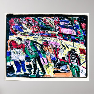 Poster marché stock de monstres