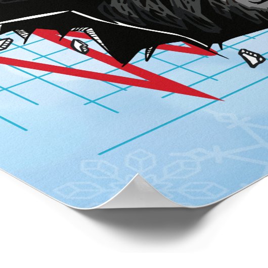 Poster Marché Stock de Noël Bitcoin (Coin)