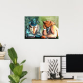 Poster Marché stock par Portia St. Luke (Bureau à domicile)