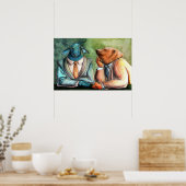 Poster Marché stock par Portia St. Luke (Cuisine)