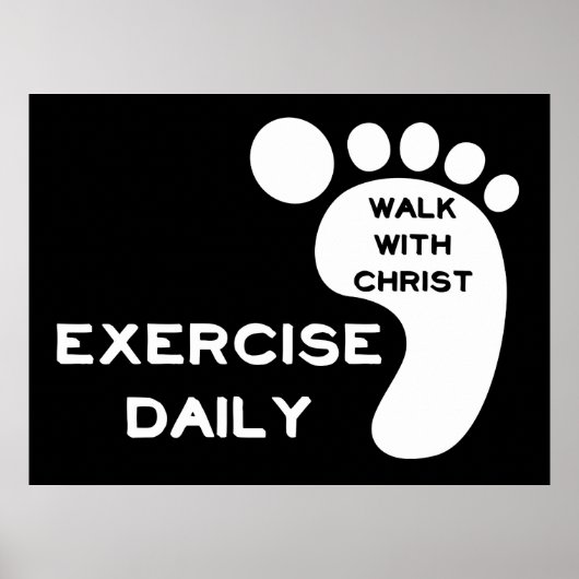 Poster Marcher Avec Christ (Devant)