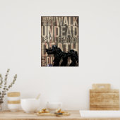 Poster Marcher avec des zombies (Cuisine)