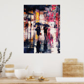 Poster Marcher Dans La Pluie (Cuisine)