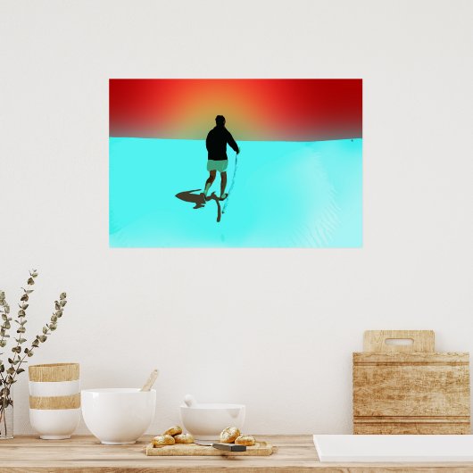 Poster Marcher dans le désert (Cuisine)