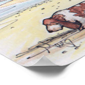 Poster Marcher le chien - 02 (Coin)