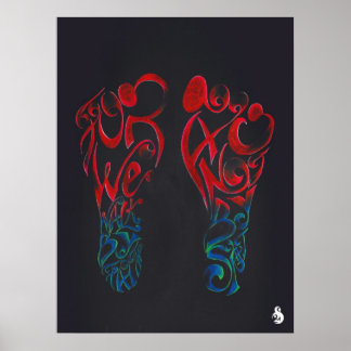 Poster Marcher Par Foi (noir)