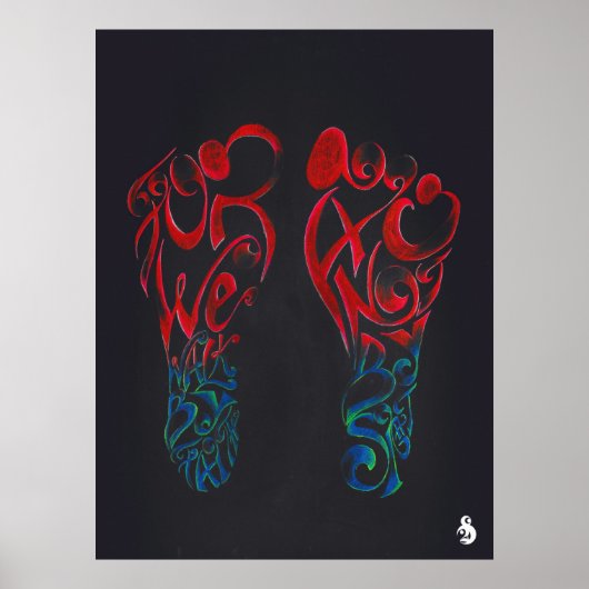 Poster Marcher Par Foi (noir) (Devant)
