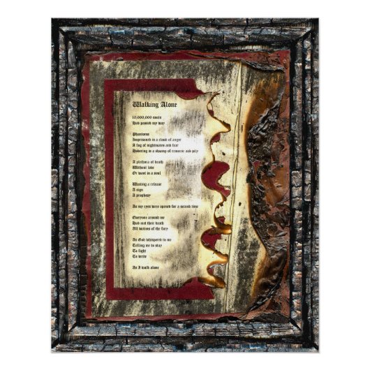 Poster Marcher seul (Devant)