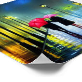 Poster Marcher sous la pluie (Coin)