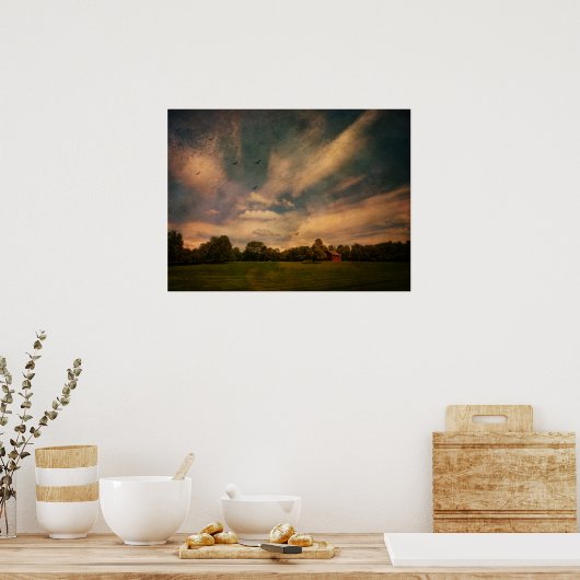 Poster Marcher sur la ferme (Cuisine)