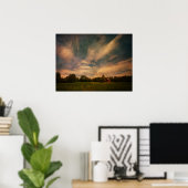 Poster Marcher sur la ferme (Bureau à domicile)