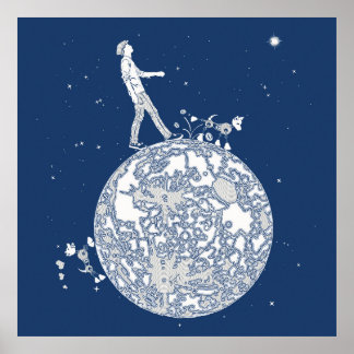 Poster Marcher sur la Lune