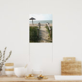 Poster Marcher sur la plage Imprimer (Cuisine)