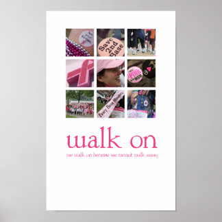 Poster Marcher sur l'affiche