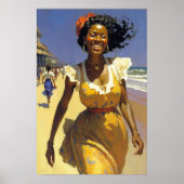 Poster Marcher sur le rivage (Devant)