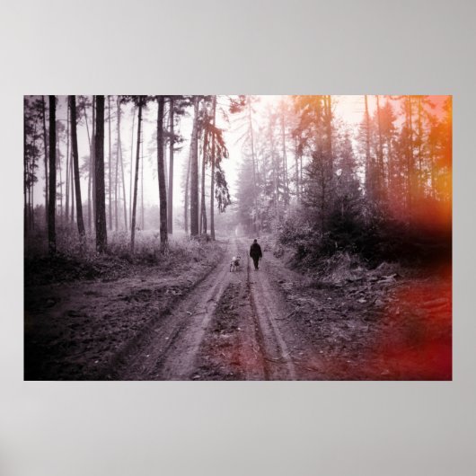 Poster marcher sur les chiens (Devant)