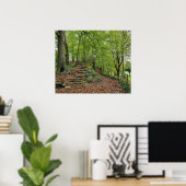 Poster Marches En Pierre Dans Les Bois (Bureau à domicile)