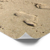 Poster Marches sur sable (Coin)