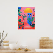 Poster Marches verdoyantes : Le Jardin Au-Dessus (Cuisine)