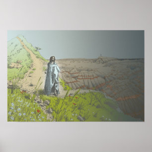 Poster Marches vers la croix