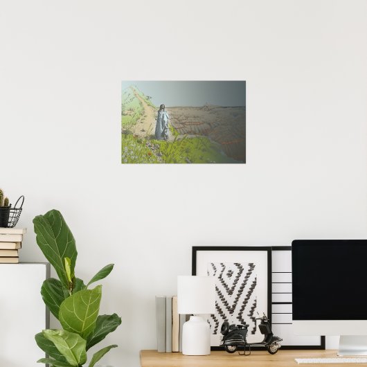 Poster Marches vers la croix (Bureau à domicile)