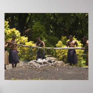Poster Marcheurs de feu, Centre culturel polynésien, Viti