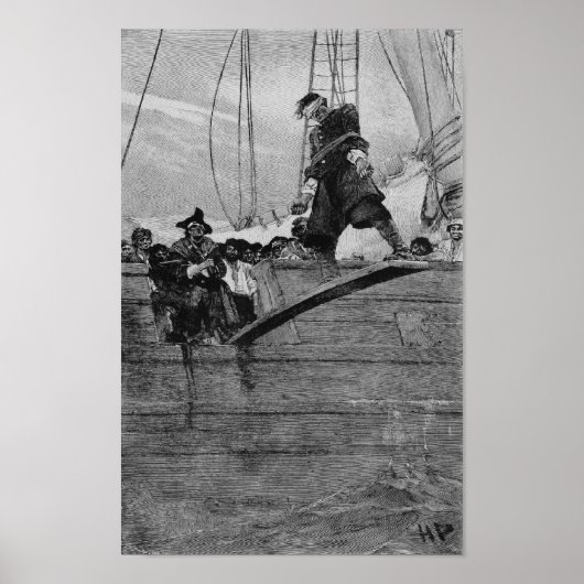 Poster "Marchez sur la planche" (Devant)