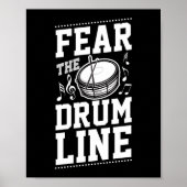 Poster Marching Band Drum Corps Crainte Le Drumline (Devant)