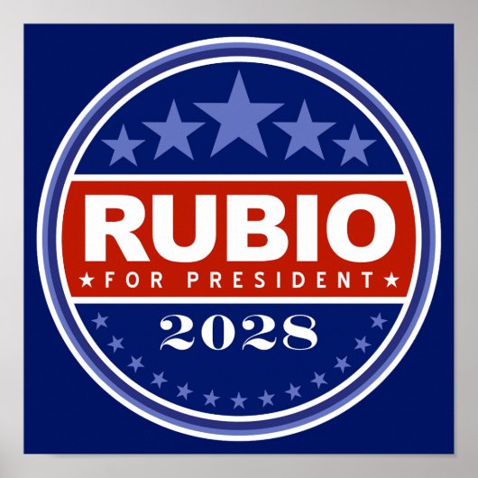 Poster Marco Rubio pour Président 2028 (Devant)