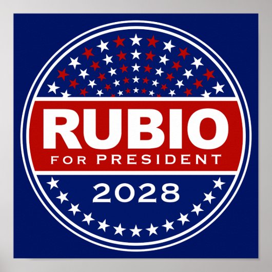 Poster Marco Rubio pour Président 2028 (Devant)