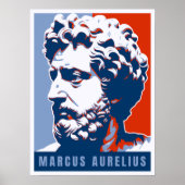 Poster Marcus Aurelius Hope Style stoïcisme stoïque (Devant)